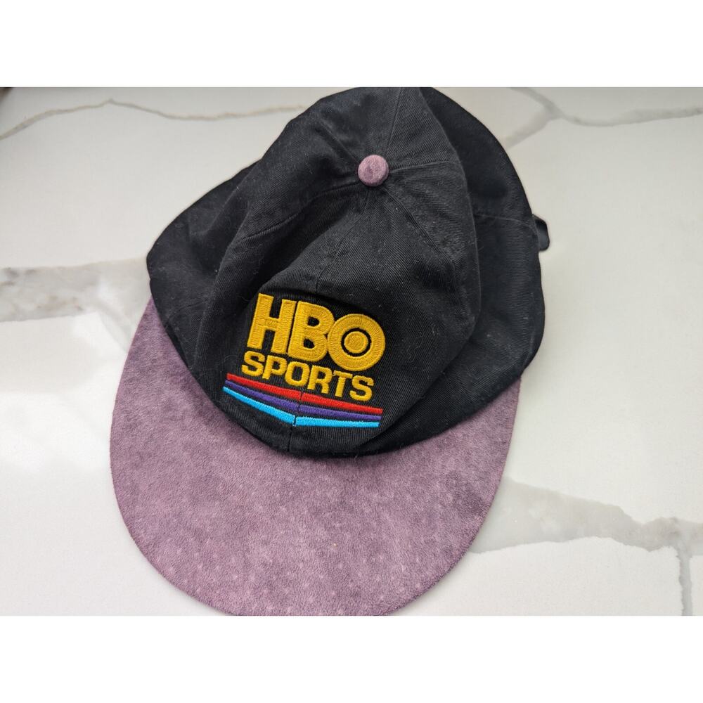 VINTAGE HBO Sports Hat Roots Sporting Goods Strapback Cap "Velvet" Adult Size